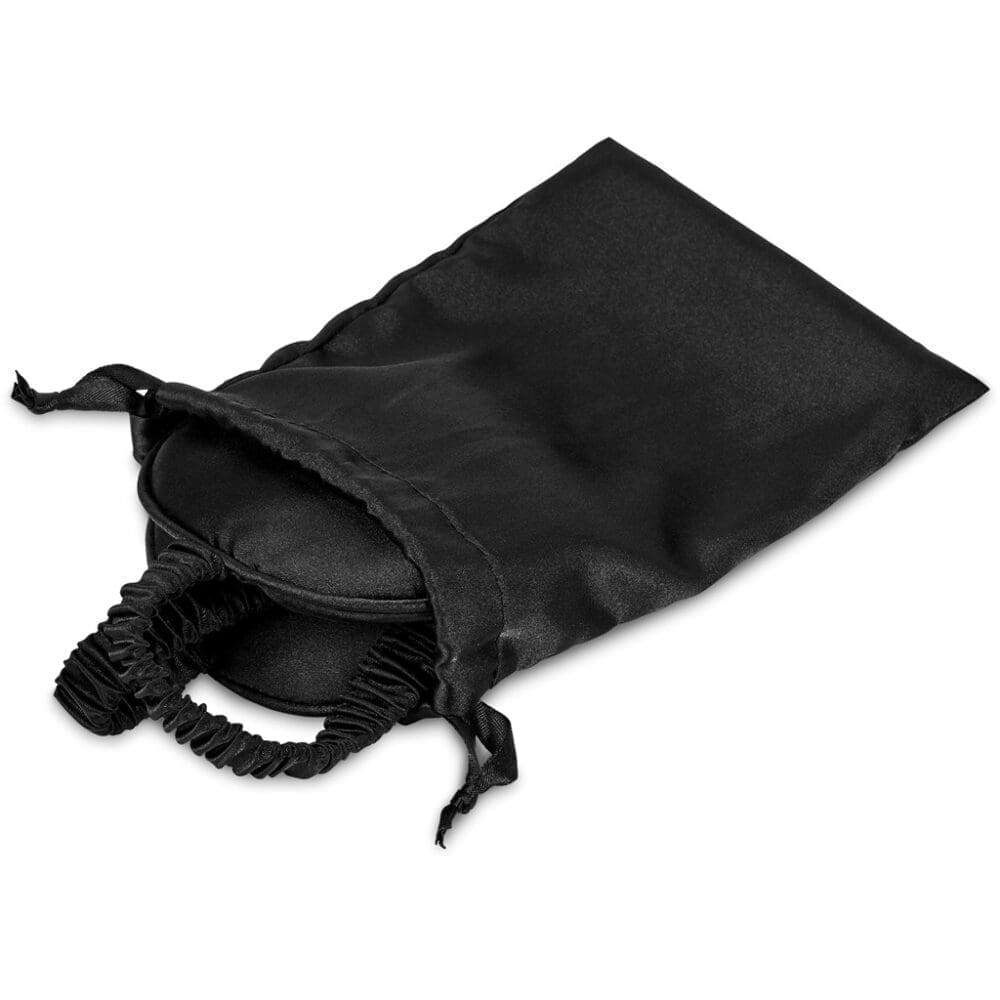 Novelty : Eye Mask, Black Satin Eye Mask with black satin bag (CODE: GF-EE-1115-B)
