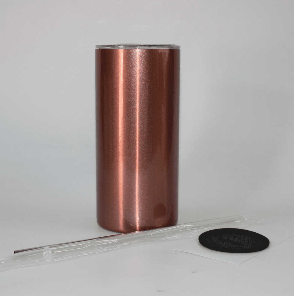 Sublimation Blanks : 15oz ROSE GOLD Tumbler