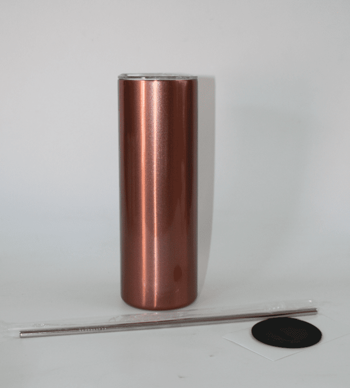 Sublimation Blanks : 20oz ROSE GOLD Tumbler