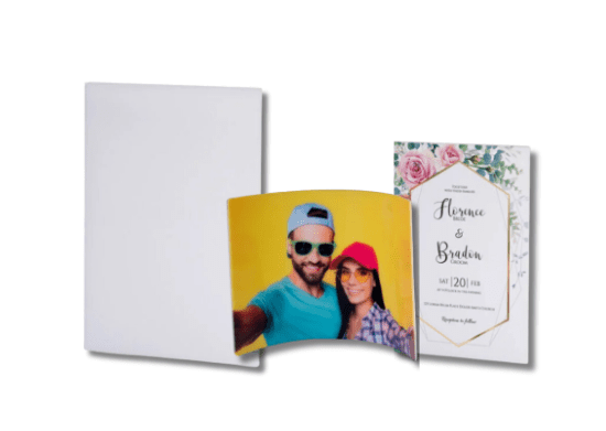 Sublimation Blanks : 3mm White Sublimer A6 Photo Card