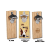 Woodburn, Engraving, vinyl or UV DTF : Okiyo Akeru Bamboo Fridge Bottle Opener (HL-OK-147-B)