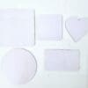 Sublimation Blanks : Fridge Magnets (Heart, Square, Rectangle, Circle) (TTX)