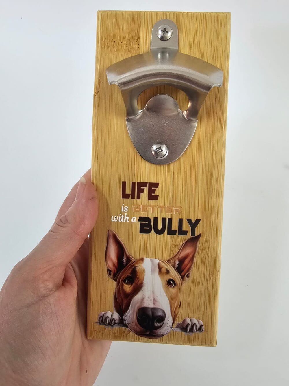 Woodburn, Engraving, vinyl or UV DTF : Okiyo Akeru Bamboo Fridge Bottle Opener (HL-OK-147-B)