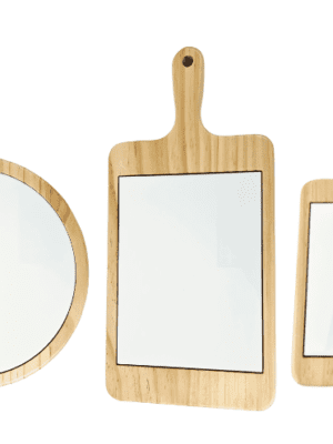 Sublimation Blanks : Wooden, Ceramic Platter Plates (TTX)