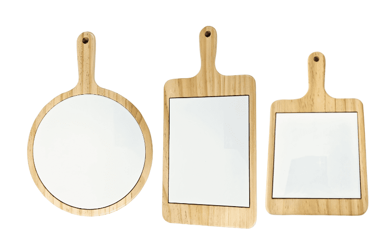 Sublimation Blanks : Wooden, Ceramic Platter Plates (TTX)