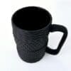 Limited Edition :  Novelty Ceramic Black Matte Car Tire Mug