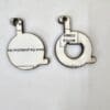 Laser Sublimation Blanks : Super Glossy 3mm Single or Double Sided Sublimation MDF Wheelchair Keychain + 30mm Split Keyring