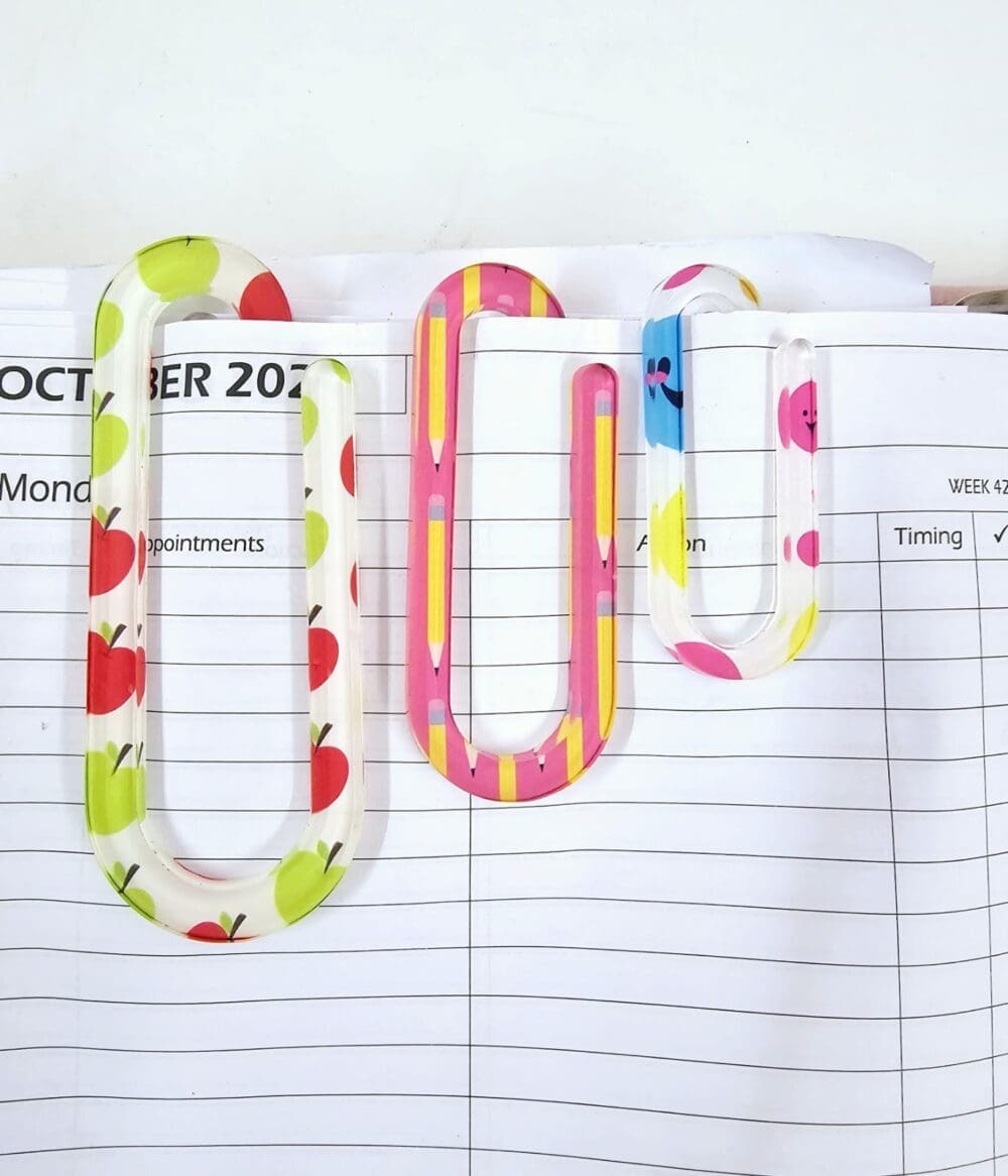 Laser Sublimation Blanks : 3mm Subli-acrylic Paper Clip Bookmark (5 sizes)