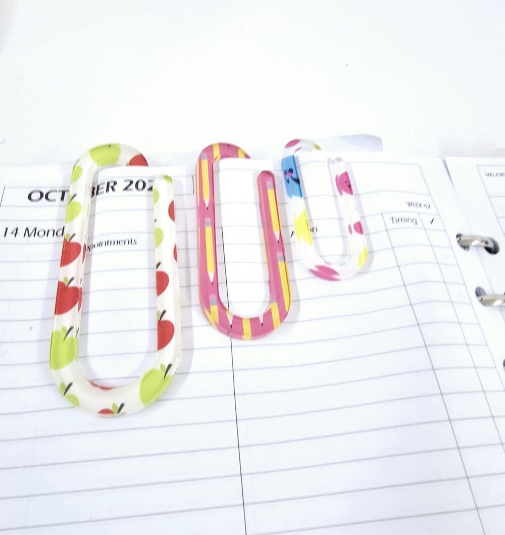 Laser Sublimation Blanks : 3mm Subli-acrylic Paper Clip Bookmark (5 sizes)