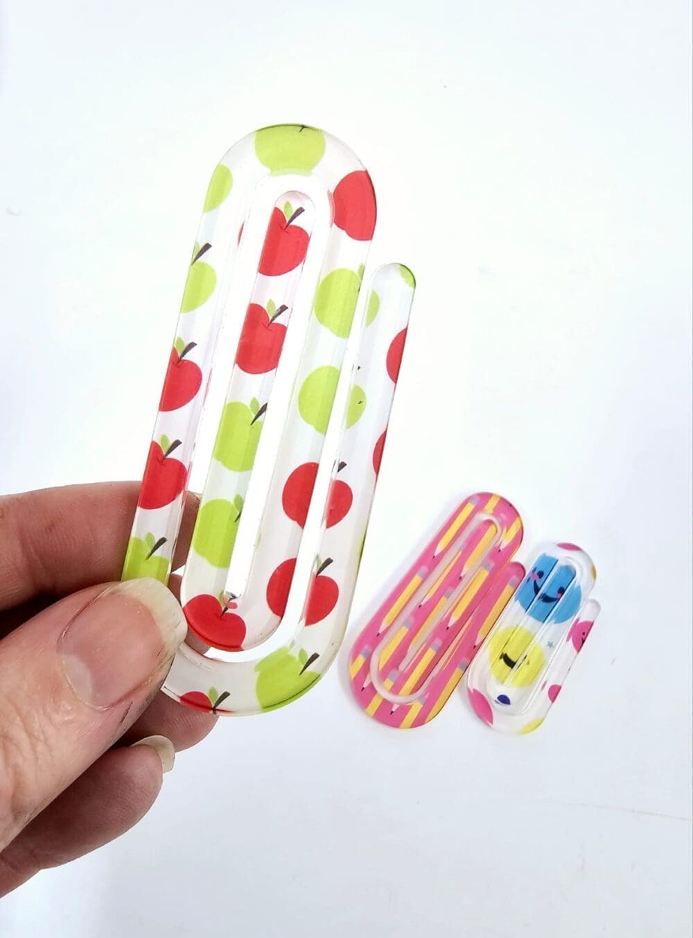 Laser Sublimation Blanks : 3mm Subli-acrylic Paper Clip Bookmark (5 sizes)
