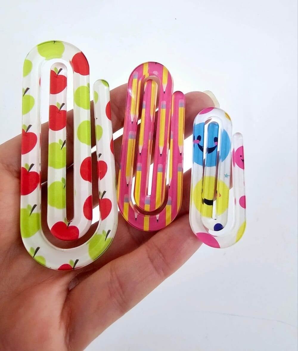 Laser Sublimation Blanks : 3mm Subli-acrylic Paper Clip Bookmark (5 sizes)