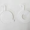 Laser Sublimation Blanks : 3mm or 4mm Subli-Acrylic Wheelchair with split keyring & clip