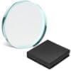 Award/Trophy : Blank 3cm thick Standing Circular Glass Award (AWARD-105)