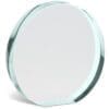 Award/Trophy : Blank 3cm thick Standing Circular Glass Award (AWARD-105)
