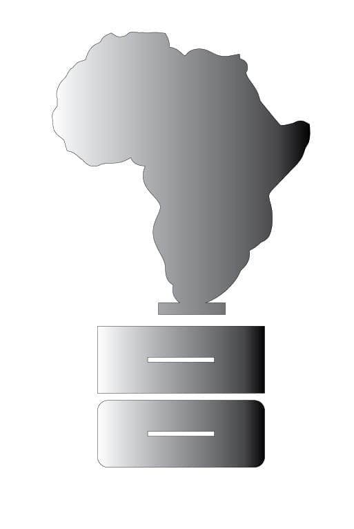 Laser Sublimation Blanks : 3mm White Sublimer Africa Award/Trophy Style