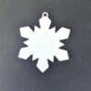 Laser Acrylic Shapes : CLEAR Acrylic Christmas Tree Shapes : Snowflake (1.5, 2, 3 & 5mm)