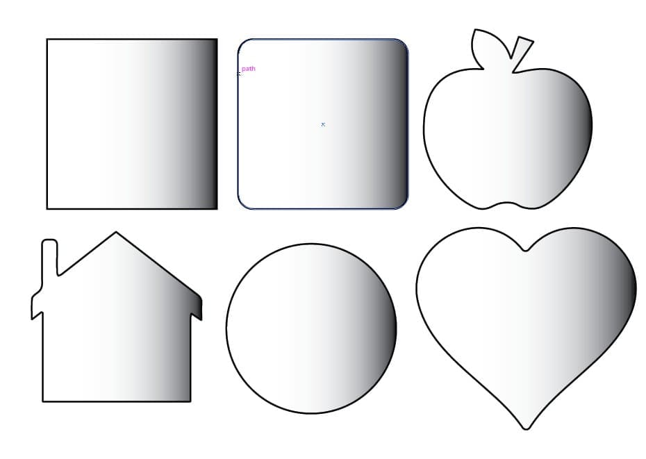 Laser Sublimation Blanks : Super Glossy 3mm Single Sided COASTERS Sublimation MDF (House, Apple, Circle, Square Sharp, Square Rounded, Heart)