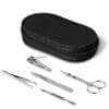 Manicure Set : 5 Piece Black Manicure & Pedicure Set [GIFT-9047]