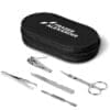 Manicure Set : 5 Piece Black Manicure & Pedicure Set [GIFT-9047]