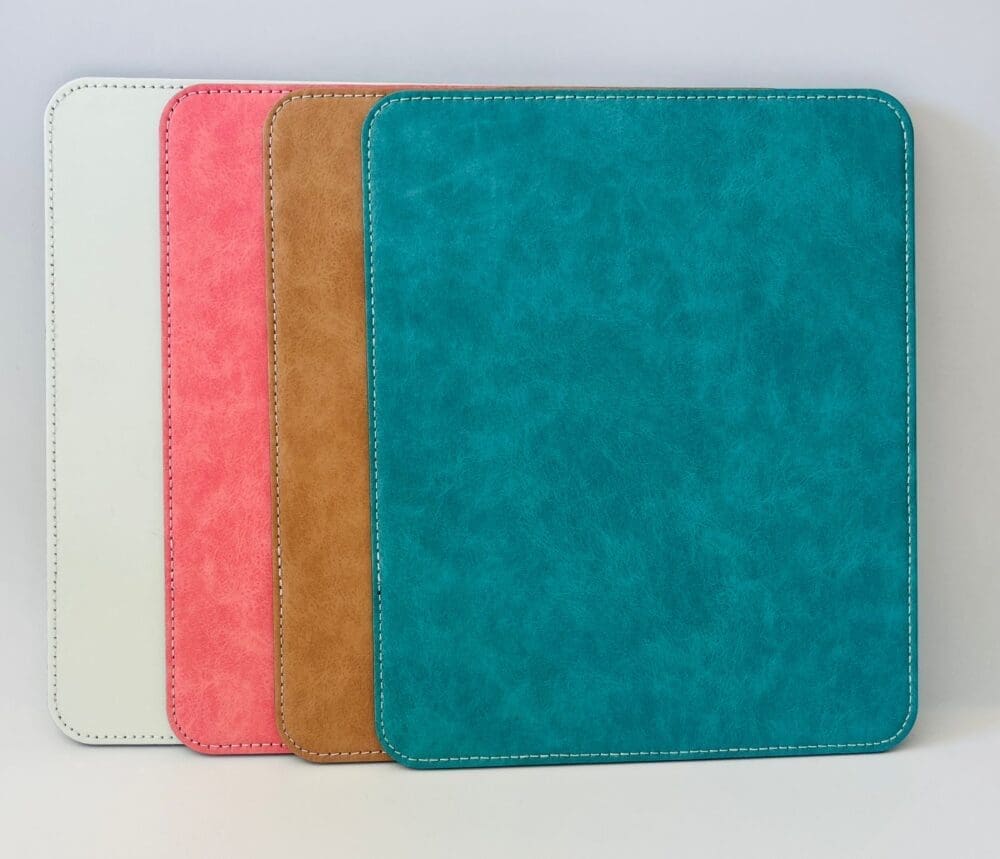 Sublimation Blanks : PU Leather Mousepads