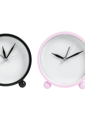 Sublimation Blanks : Plastic Alarm Clock in 4 different colours