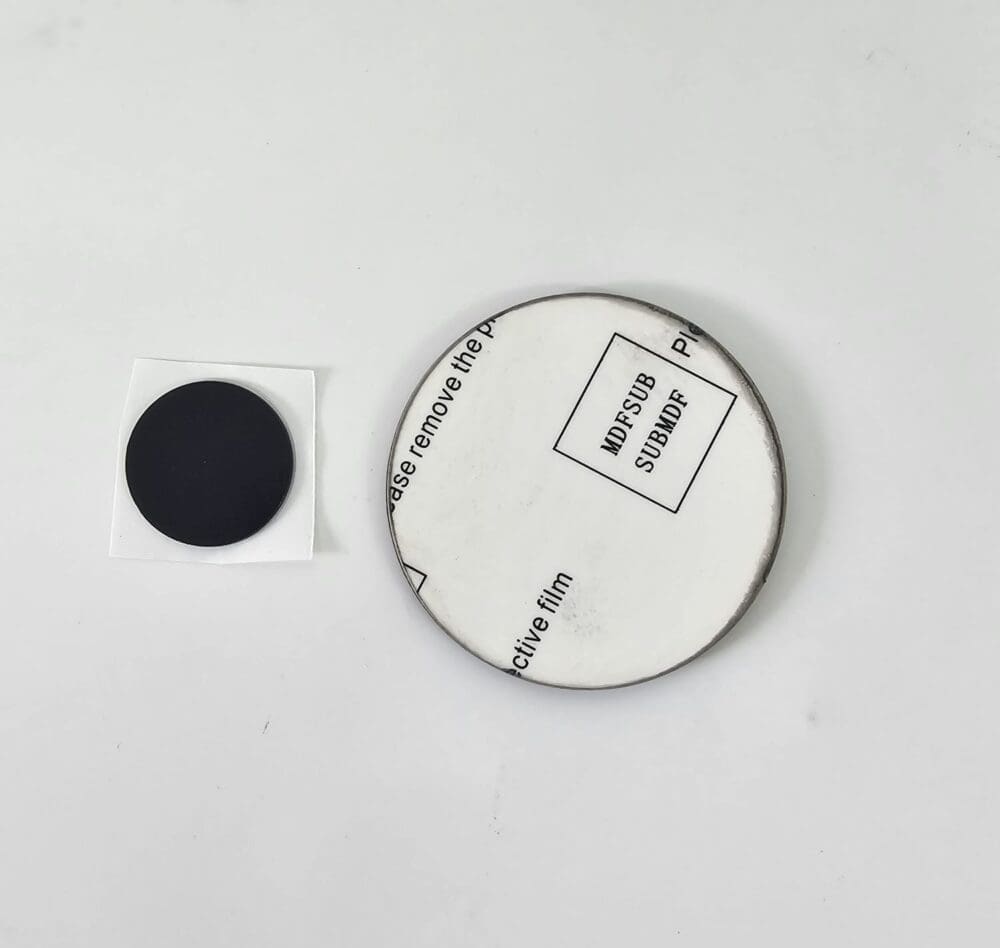 Laser Sublimation Blanks : 3mm Super Glossy CIRCLE Single Sided MDF Fridge Magnet