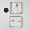 Laser Sublimation Blanks : 3mm Super Glossy SQUARE Single Sided MDF Fridge Magnet