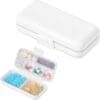 Novelty : Blank plastic Travel Pill Box (CODE: PC-AL-163-B)