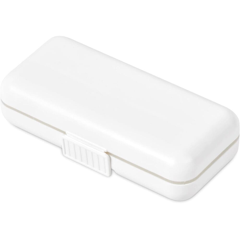 Novelty : Blank plastic Travel Pill Box (CODE: PC-AL-163-B)