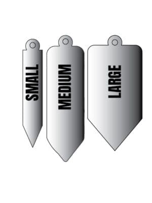 Pencil Clear Keychains Laser Acrylic Shapes : CLEAR Pencil Acrylic, Disc + 30mm Silver Split Keyring (1.5, 2, 3 & 5mm)