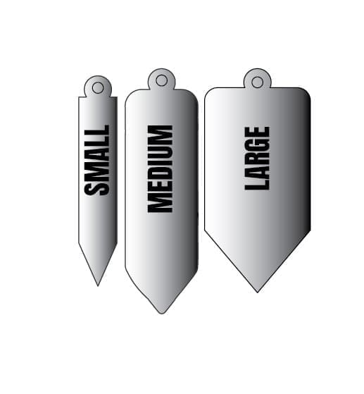 Pencil Clear Keychains Laser Acrylic Shapes : CLEAR Pencil Acrylic, Disc + 30mm Silver Split Keyring (1.5, 2, 3 & 5mm)