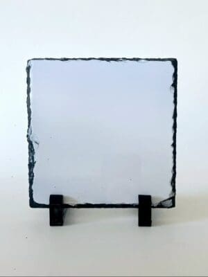 Slate Stone 15cm New Sublimation Blanks : Glossy Slate stone, Large Square (18 by 19 cm) for Sublimation (TTX)