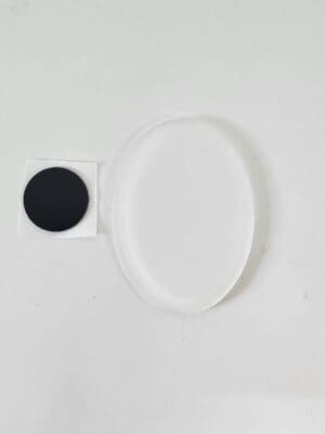 Subli Acylic Magnet Oval Laser Sublimation Blanks : 3mm Subli-Acrylic OVAL Fridge Magnet