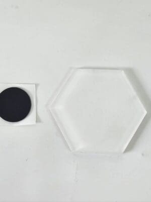 Subli Acylic Magnet Polgon Laser Sublimation Blanks : 3mm Subli-Acrylic POLYGON Fridge Magnet