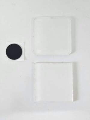 Laser Sublimation Blanks : 3mm Subli-Acrylic SQUARE Fridge Magnet