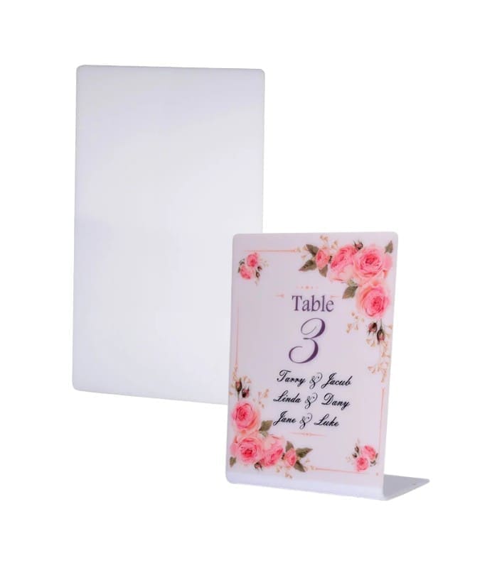 Sublimer Photo Card White L2 Sublimation Blanks : 3mm White Sublimer Photo Card White Opal (17 x 28cm)