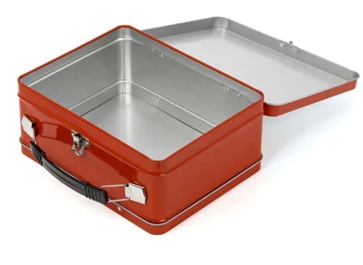 Sublimation Blanks : Rectangle Tin for lunch or storage container