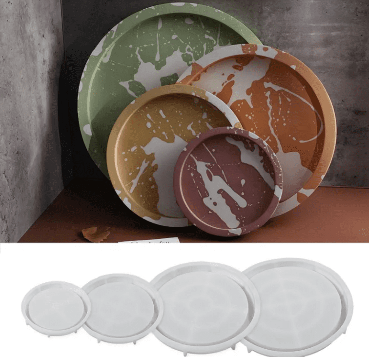 Silicone Moulds : Various Sized Round/Circular Tray Silicone Moulds