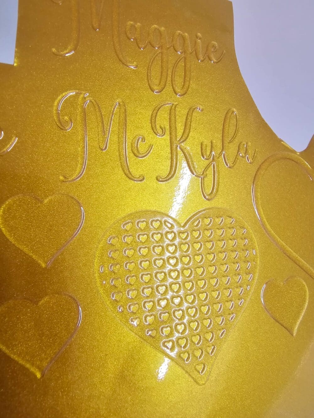 UV Foil 4 3D UV DTF Stickers : A4 Customised Stickers (Gang Sheet Creator) GOLD or SILVER film