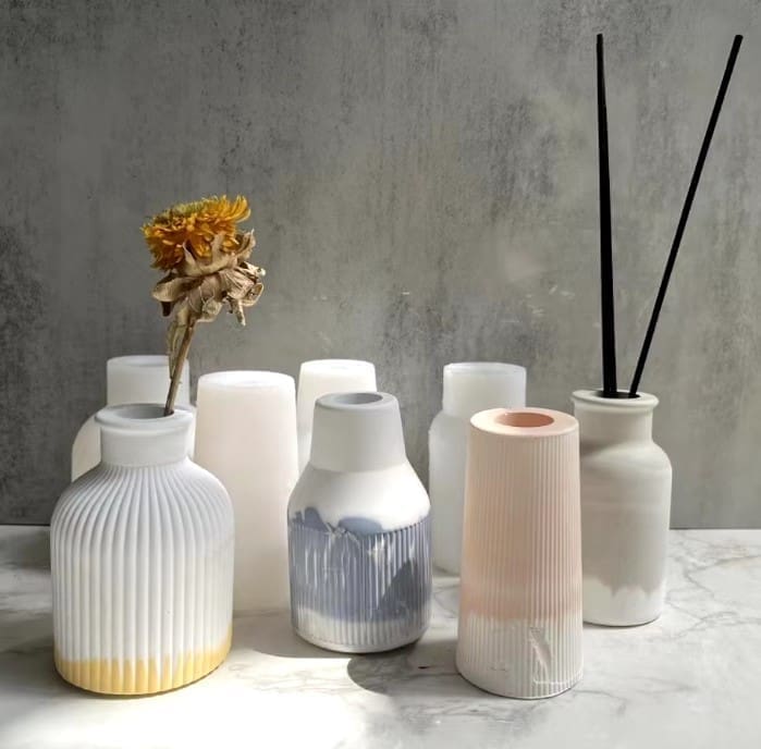 Silicone Moulds : Various Styled Vase Silicone Moulds