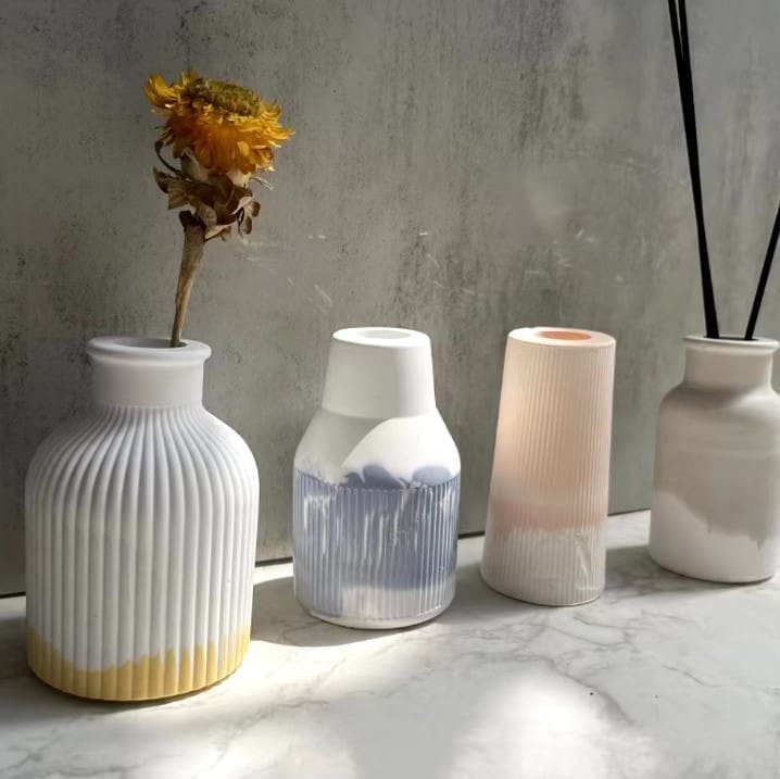 Silicone Moulds : Various Styled Vase Silicone Moulds