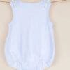 BabygrowSleevless Sublimation Blanks : White Sleeveless Baby Bodyvest with elasticated legs