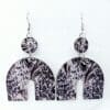 Laser Sublimation Blanks : (EARR12) 3mm Blank Boho Subli Acrylic Earrings + attachments