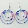 Laser Sublimation Blanks  : (EARR5) 3mm Blank Subli Acrylic Circular Earrings + attachments
