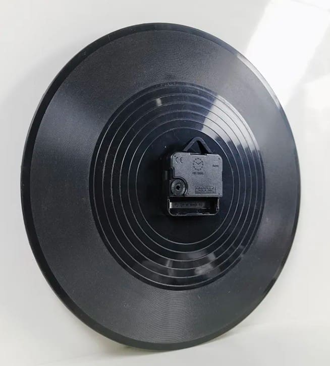 Sublimation Blanks : Classic Record Vinyl Style Clock with Glossy sublimation MDF