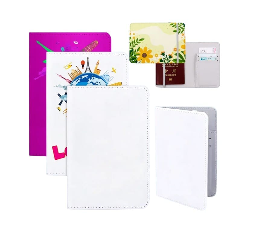 passport holder3 Sublimation Blanks : PU Leather Passport Holders