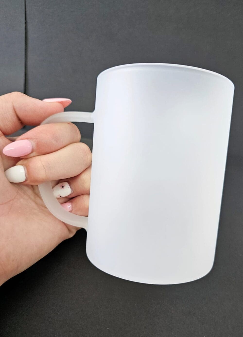 Sublimation Blanks : 15oz Frosted Mug (Fine Glass)  (TTX)