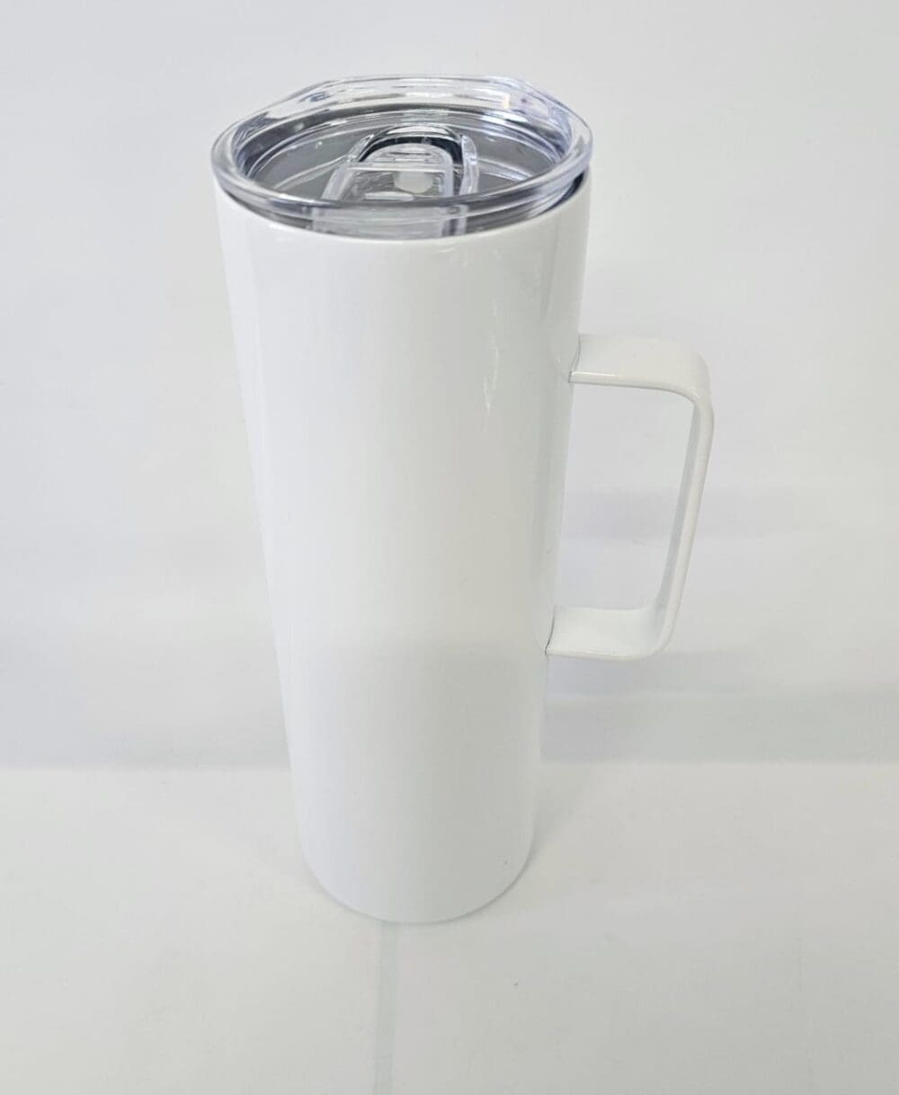 Sublimation Blanks : 20oz White Tumbler (With Handle) (TTX)