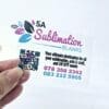 UV DTF : Acrylic Business Cards Direct Print (1, 1.5mm)