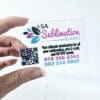 UV DTF : Acrylic Business Cards Direct Print (1, 1.5mm)